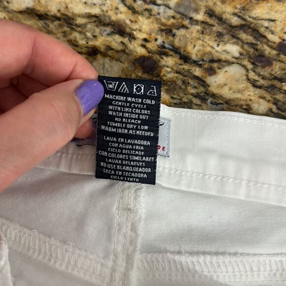 Poco Jeans White Straight Leg Jeans Size 17 - Picture 7 of 11